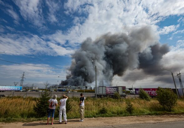 Ucrania apunta al corazón del comercio ruso al bombardear cuatro almacenes del gigante Ozon