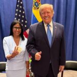 Delcy Rodríguez y Trump, la imagen del nuevo mundo