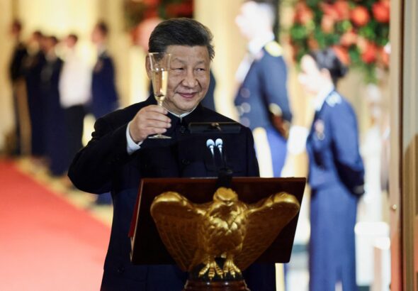 La cena de gala (y un águila calva) de Trump para agasajar a Xi Jinping