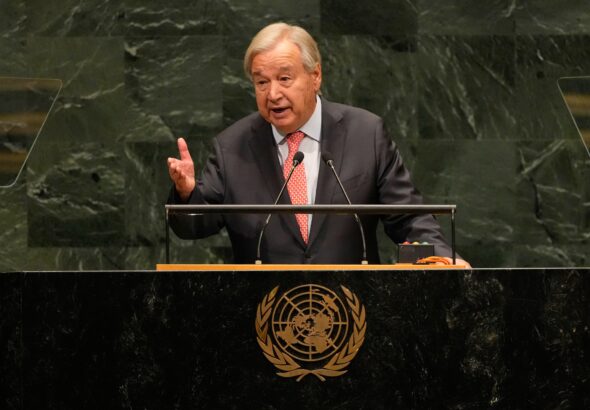 Guterres, en su último discurso ante la Asamblea General de la ONU: “Las grietas del mundo se han convertido en abismos”