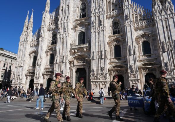 La temida jornada de protestas en Italia transcurre sin incidentes y con la detención del presunto promotor en redes de los disturbios
